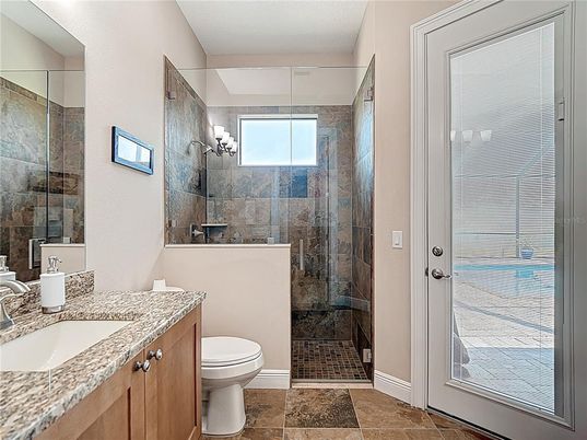 Bathroom, Glass Shower, Interior