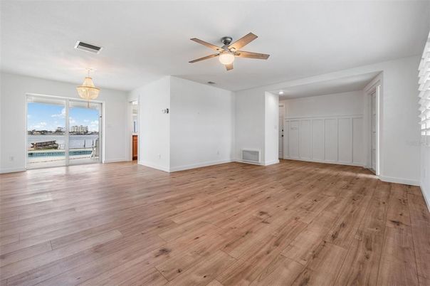 Empty room, Interior, Wood Texture Flooring