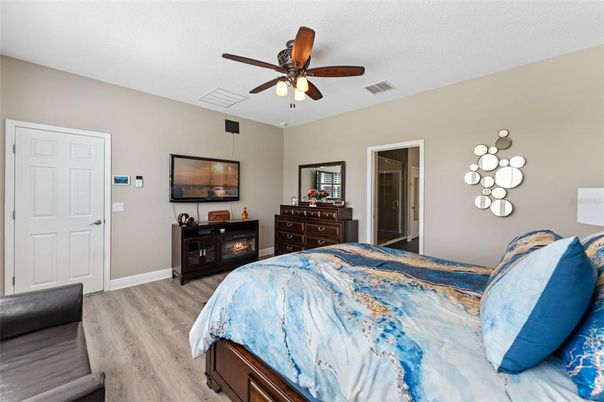 Bedroom, Interior, Wood Texture Flooring
