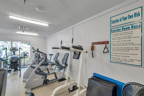 Fitness Equipment, Gym, Interior