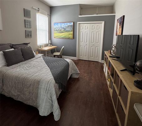 Bedroom, Interior, Wood Texture Flooring