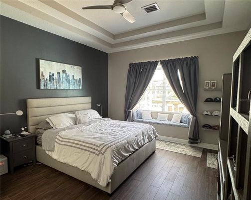 Bedroom, Interior, Wood Texture Flooring
