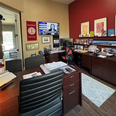 Home Office, Interior, Wood Texture Flooring