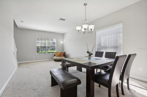 Chandelier, Dining room, Interior