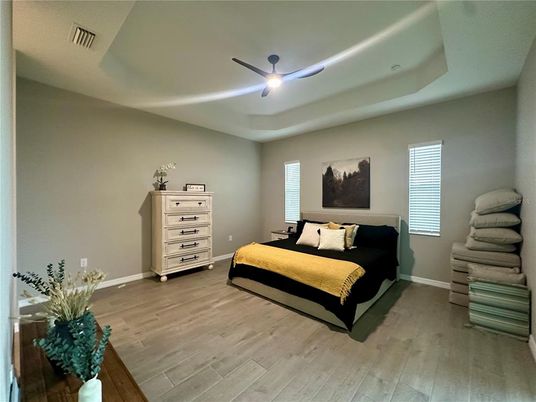 Bedroom, Interior, Wood Texture Flooring