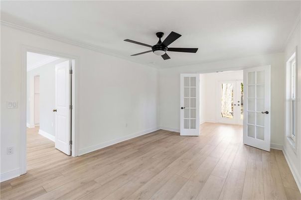 Empty room, Interior, Wood Texture Flooring