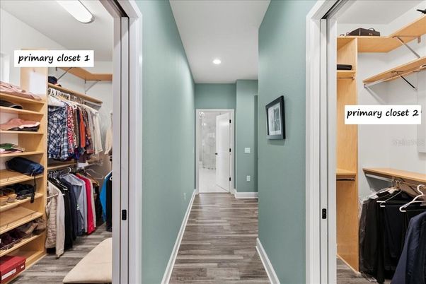 Interior, Recessed Lighting, Walk-in Closets, Wood Texture Flooring