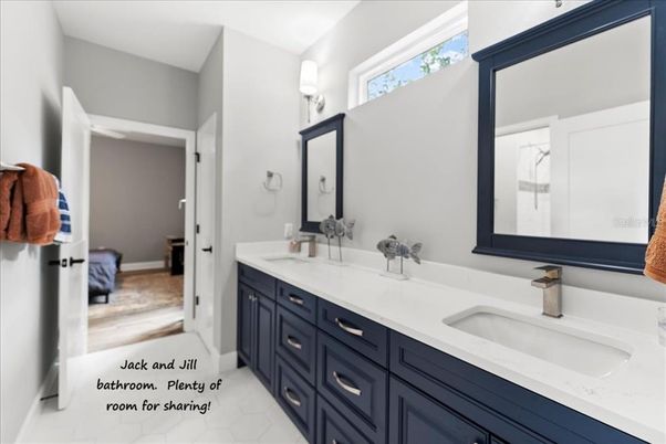 Bathroom, Dual Sink Vanities, Interior, Marble