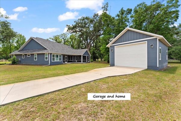 Backyard, Detached Garage, Exterior