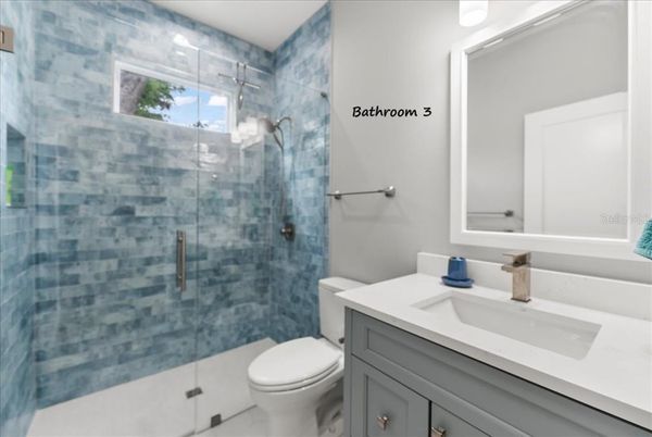 Bathroom, Glass Shower, Interior