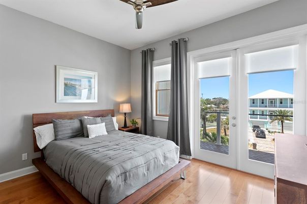 Bedroom, Interior, Wood Texture Flooring