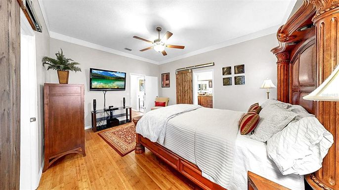 Bedroom, Interior, Wood Texture Flooring