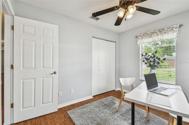 Home Office, Interior, Wood Texture Flooring