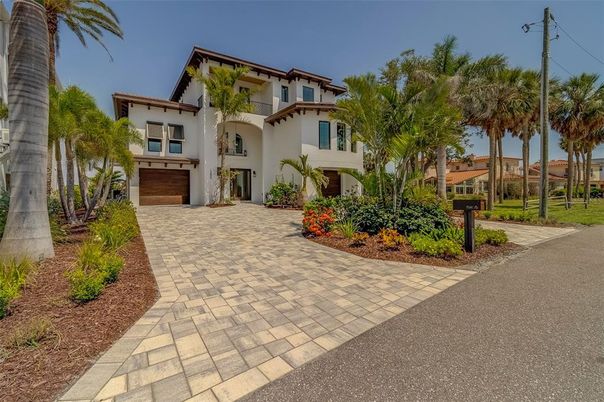 Attached, Backyard, Exterior, Facade, Mediterranean