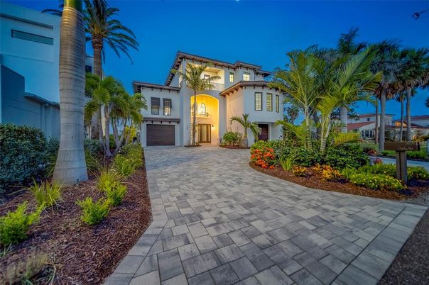 Attached, Backyard, Exterior, Facade, Mediterranean