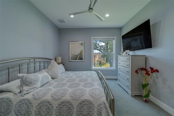 Bedroom, Interior, Recessed Lighting