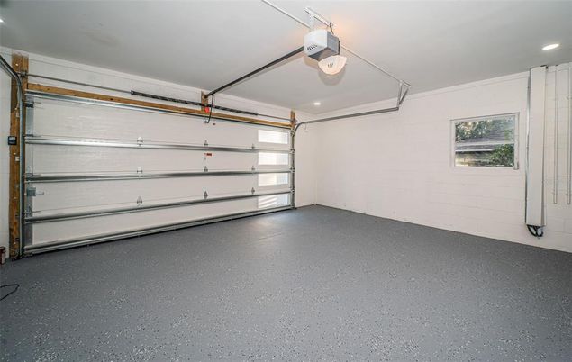 Garage, Interior, Recessed Lighting