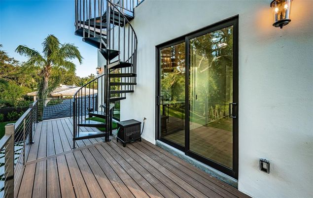 Exterior, Wood Texture Flooring