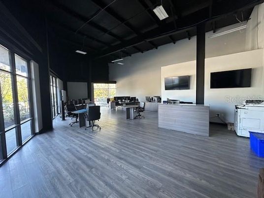 Home Office, Interior, Wood Texture Flooring