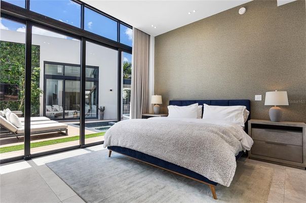 Bedroom, Interior, Recessed Lighting