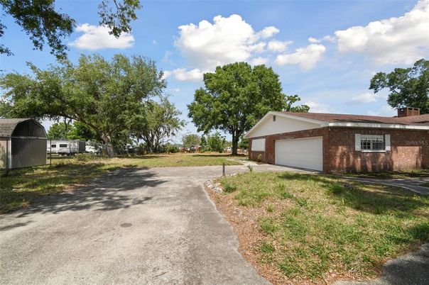 Backyard, Detached Garage, Exterior