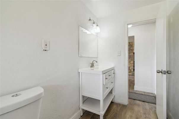 Bathroom, Interior, Wood Texture Flooring