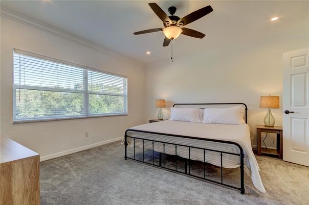 Bedroom, Interior, Recessed Lighting