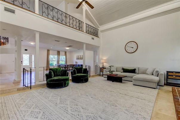 Interior, Living room, Recessed Lighting