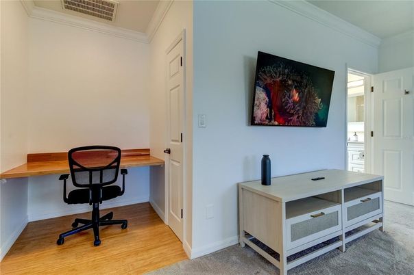 Home Office, Interior, Wood Texture Flooring