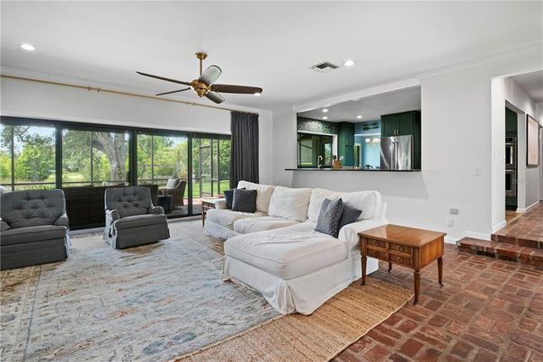Interior, Kitchen, Living room, Recessed Lighting, Stainless Steel Appliances