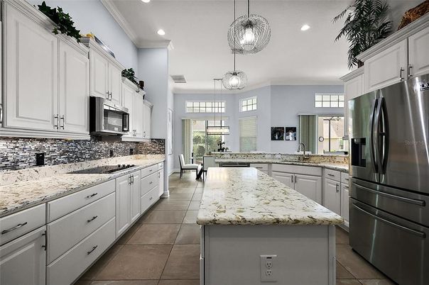 Dining room, Interior, Kitchen, Pendant Lights, Recessed Lighting
