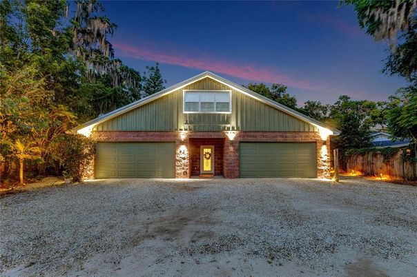 Attached, Exterior, Facade, Brick Facade, Farmhouse