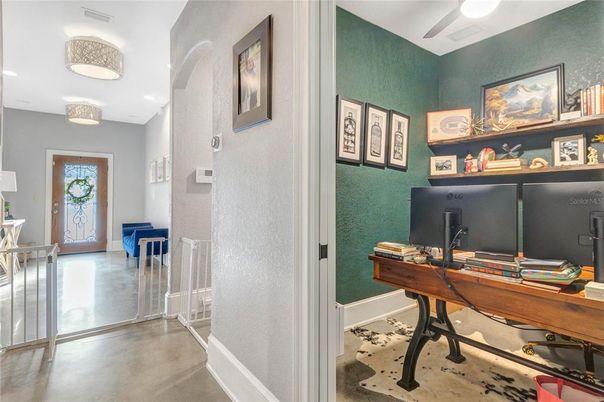 Home Office, Interior, Recessed Lighting