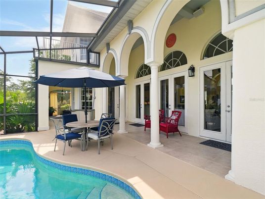 Dining room, Glass Ceilings, Interior, Pool, Sun Room