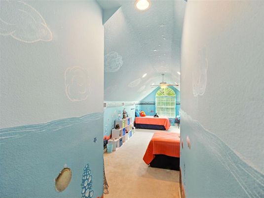 Bedroom, Interior, Recessed Lighting