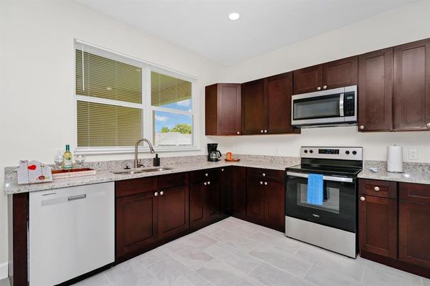 Interior, Kitchen, Recessed Lighting, Stainless Steel Appliances