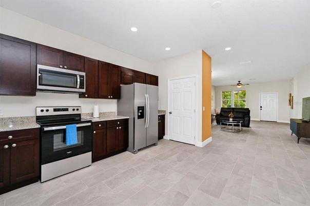 Interior, Kitchen, Recessed Lighting, Stainless Steel Appliances
