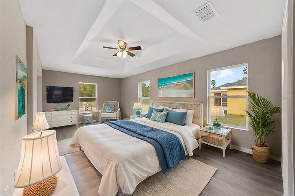 Bedroom, Interior, Wood Texture Flooring