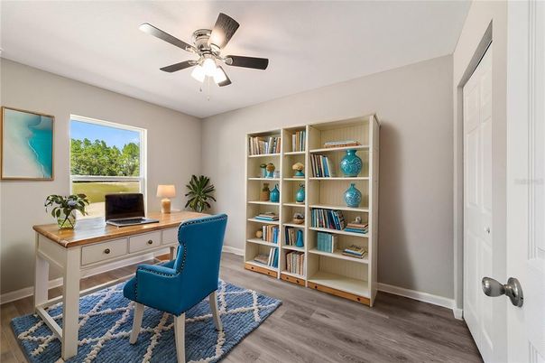 Home Office, Interior, Wood Texture Flooring
