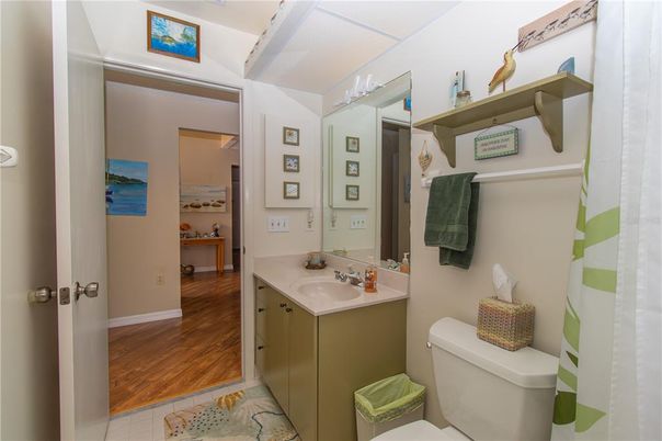Bathroom, Dual Sink Vanities, Interior, Wood Texture Flooring