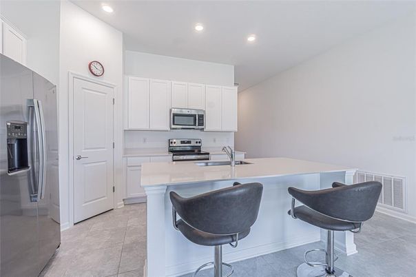 Interior, Kitchen, Recessed Lighting, Stainless Steel Appliances
