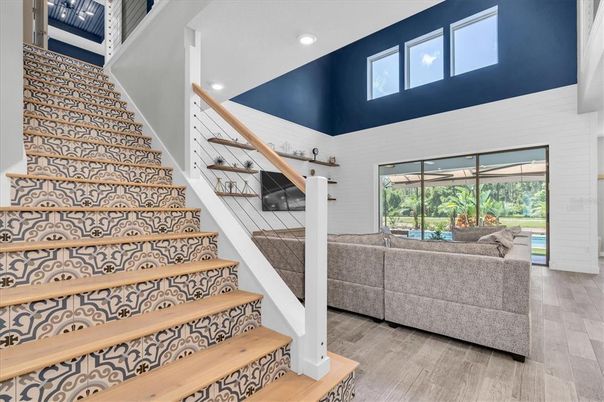 Interior, Recessed Lighting, Wood Texture Flooring