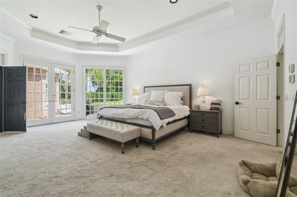 Bedroom, Interior, Recessed Lighting