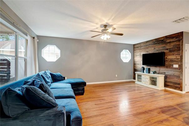 Interior, Living room, Wood Texture Flooring, Wooden Walls