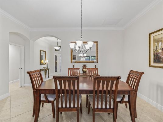 Chandelier, Dining room, Interior