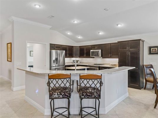 Interior, Kitchen, Recessed Lighting, Stainless Steel Appliances