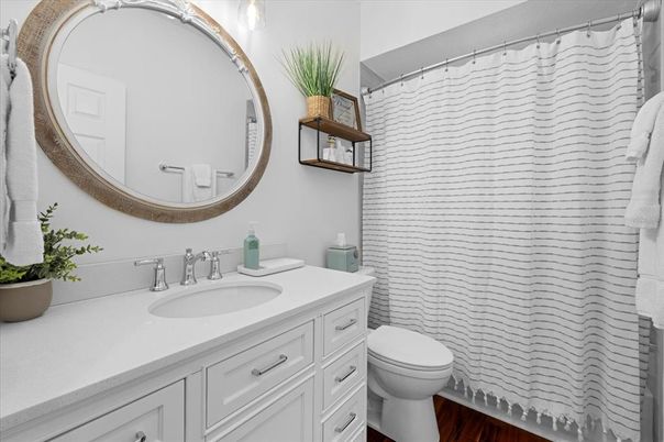Bathroom, Interior, Wood Texture Flooring