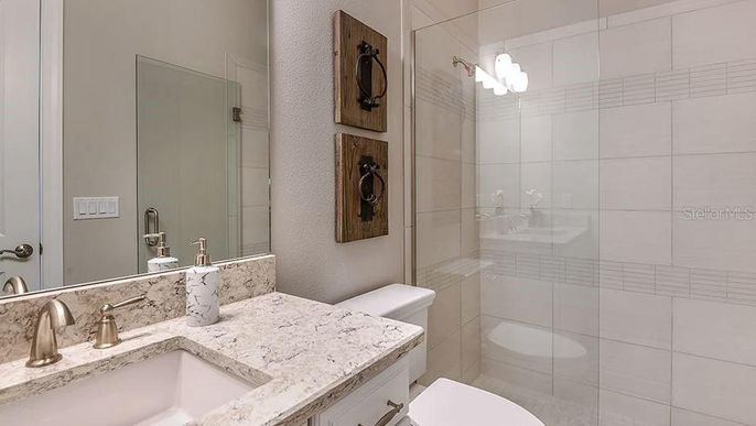 Bathroom, Glass Shower, Interior