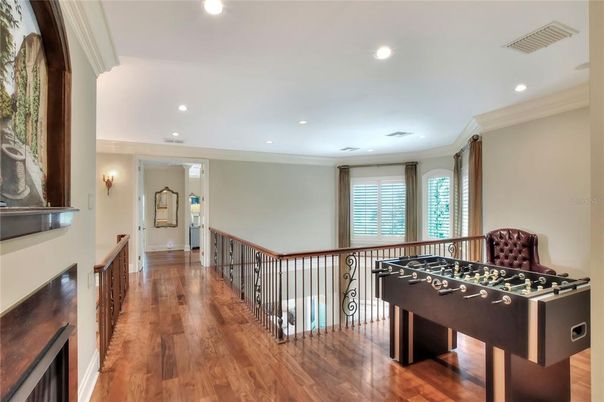 Chandelier, Interior, Recessed Lighting, Wood Texture Flooring
