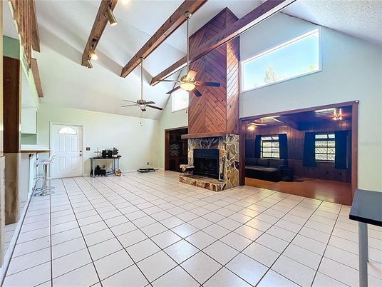 Fireplace, Interior, Wooden Beams, Wooden Walls